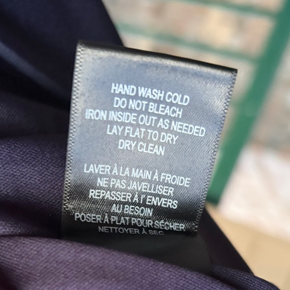 🆕Jewel Badgley Mischka Navy Ruched Sleeveless Midi Dress Size 12 Elegant Stretch - Picture 14 of 15